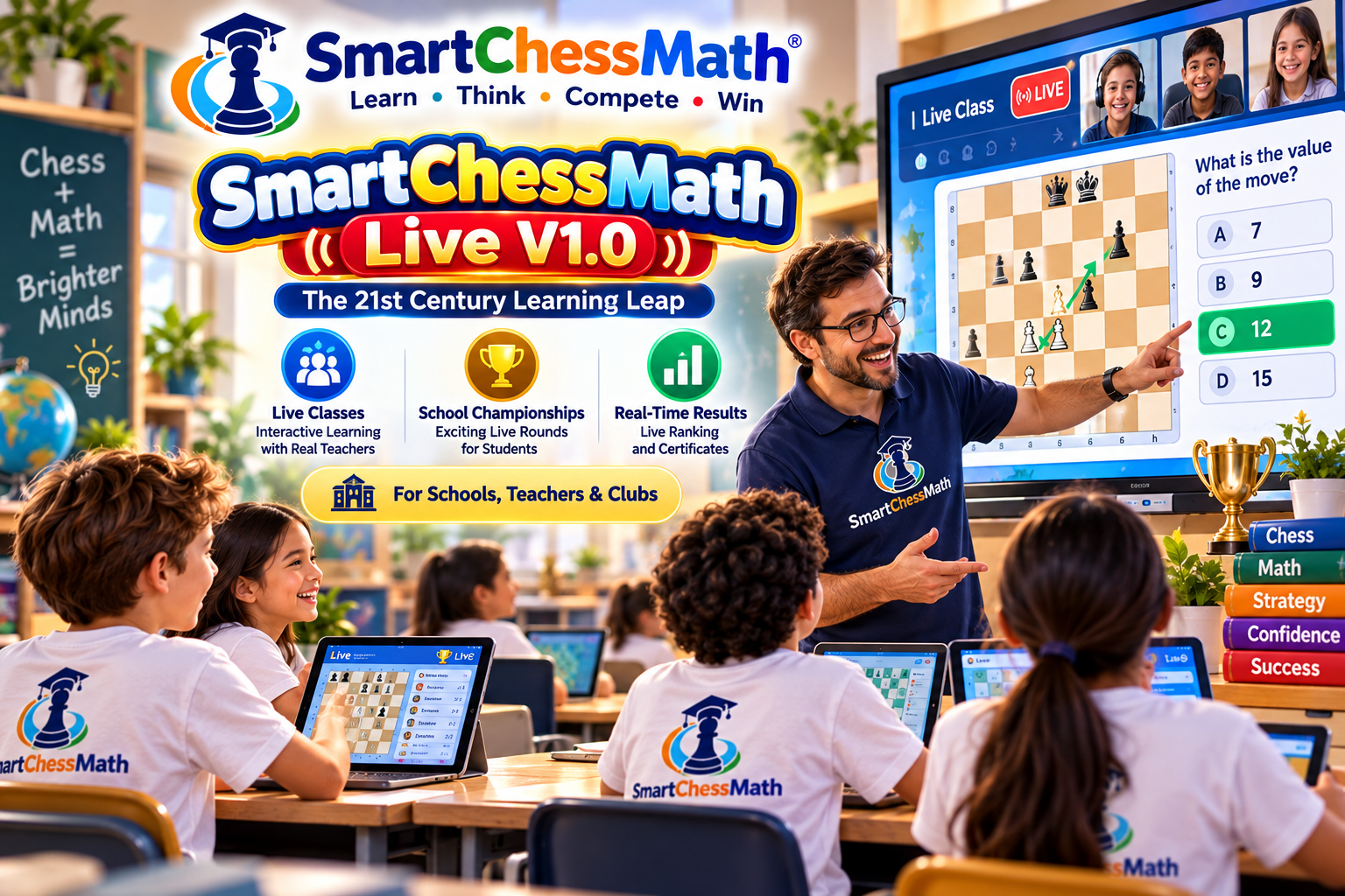 SmartChessMath Live V1.0
